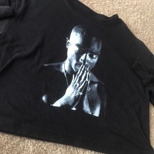 Tupac crop top